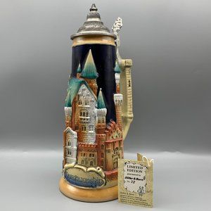 Vintage Limited Edition Zoller & Born Castle Neuschwanstein with Lid #78/5000